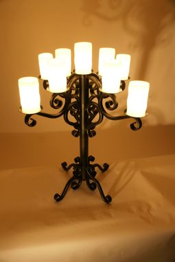 Custom Made Handmade Iron Candelabra // (Min. Shipping $450+)