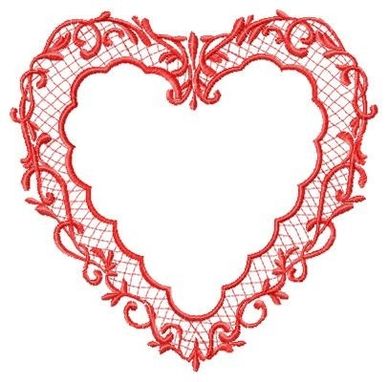 Custom Made Lace Embroidery Design