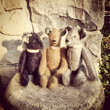 Custom Made Jointed Mohair Bears And Animals