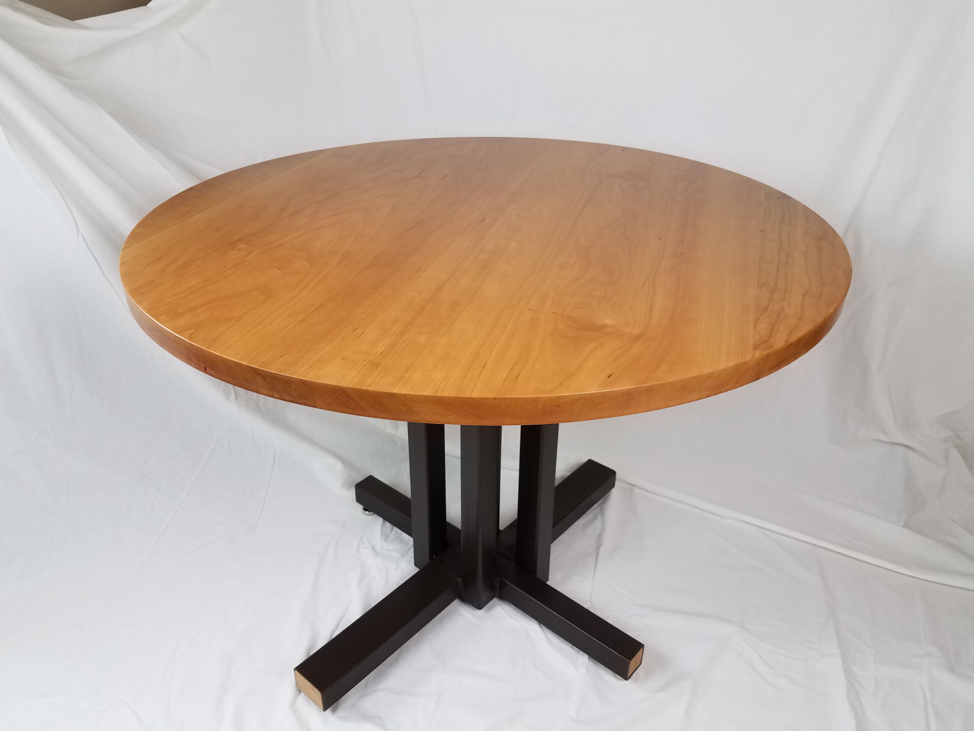 contemporary pedestal kitchen table