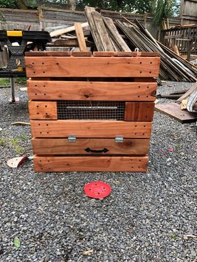 Custom Made Redwood Composter