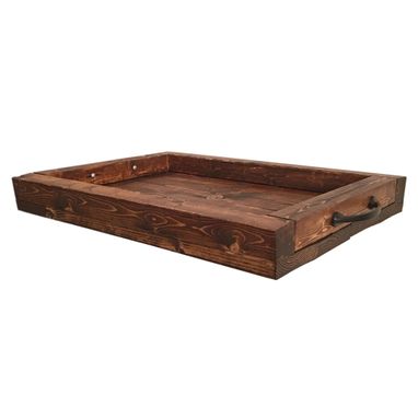 Custom Made Serving Tray — Solid Wood Decorative Functional Food Tray