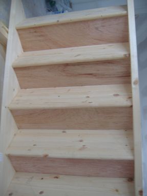 Custom Made Custom Staircase To Attic