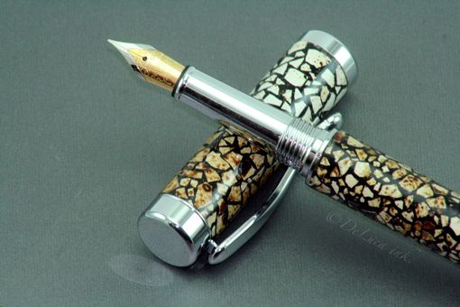 Custom Made Quail Egg Custom Mosaic Fountain Pen