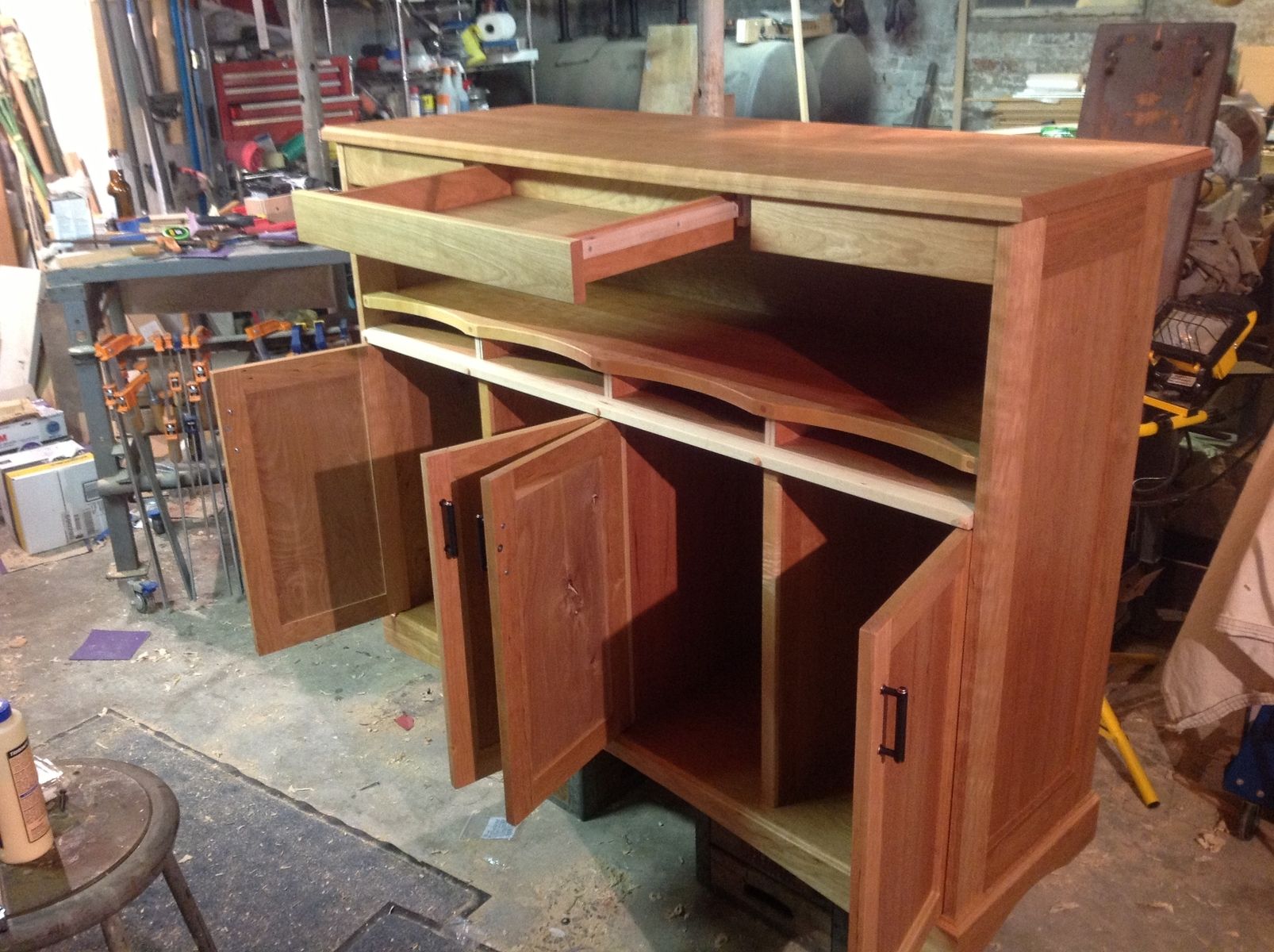 Custom Entry Hutch by Boston Woodcrafter