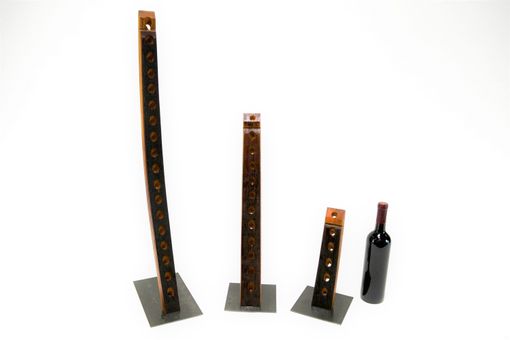 Custom Made Wine Bottle Stopper Display - Baton - Made From Reclaimed California Wine Barrels - 100% Recycled!