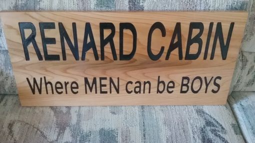 Custom Made Cedar Name Signs