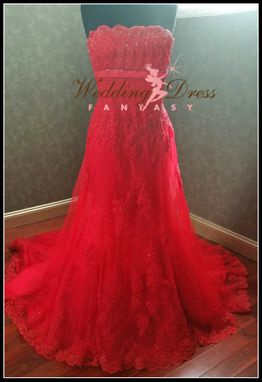 Custom Made Red Wedding Dress