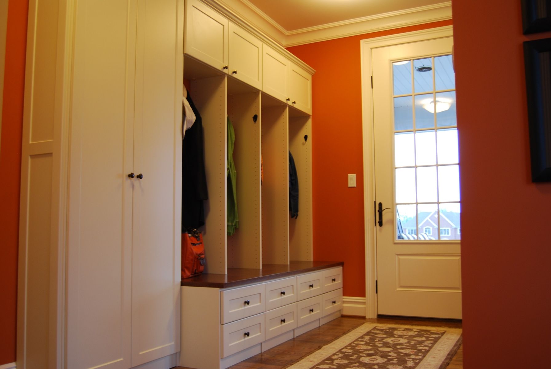 Custom Mud Room Lockers And Home Office by Creative 