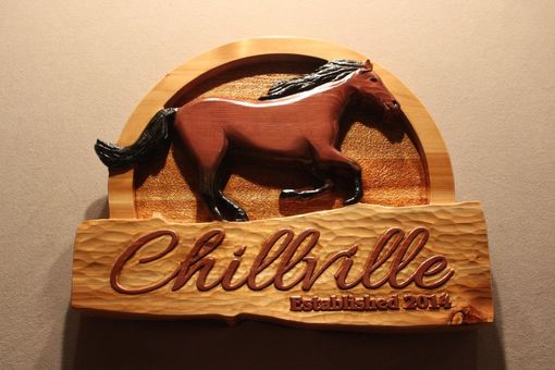 Custom Made Custom Horse Signs | Custom Carved Signs For Stables And Farms