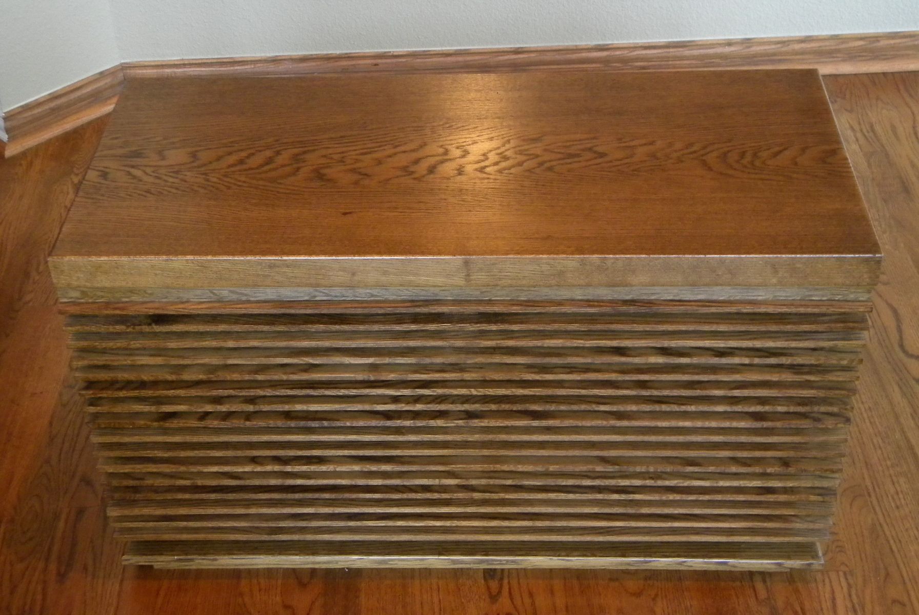 Handmade Oak Media by North Texas Wood Works