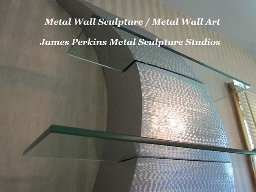 Custom Made Curves Shelving / Metal Sculpture / Wall Decor / Metal Art / Nautical Home Decor