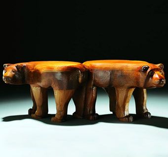 Custom Made Black Bear Pair by Art Furniture For Artful Living ...