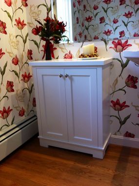 Custom Made Painted Bathroom Cabinet