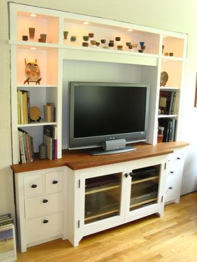 Custom Made Built-In Wall Unit, White