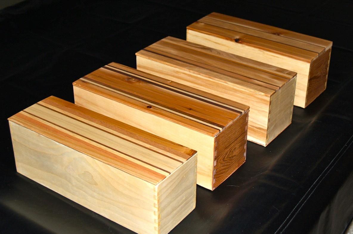 Custom Made Wood Gift Boxes by Cannon Custom Woodworking LLC