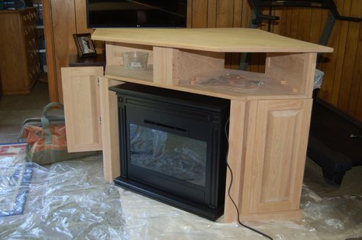 Custom Made Corner Tv Stand