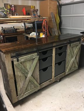 Handmade Barn Door Credenzas By Southern Carpentry Custommade Com