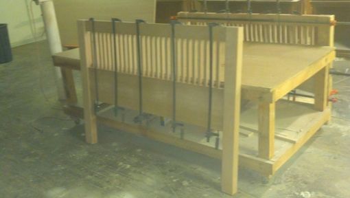 Custom Made Mortise & Tenon Solid Cherry Mission Bed