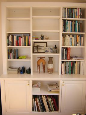Custom Made Home Office Cabinet And Bookshelves