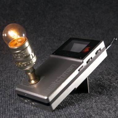 Custom Made Up-Cycled Sony Watchman Tv Unique Up-Cycled Mini Lamp