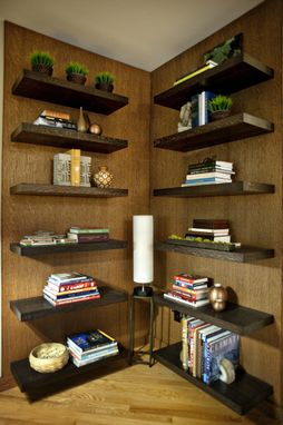 Custom Made Floating Shelf Wall