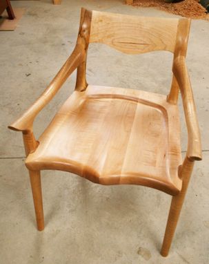 Custom Made Sculpted Low Back Chair