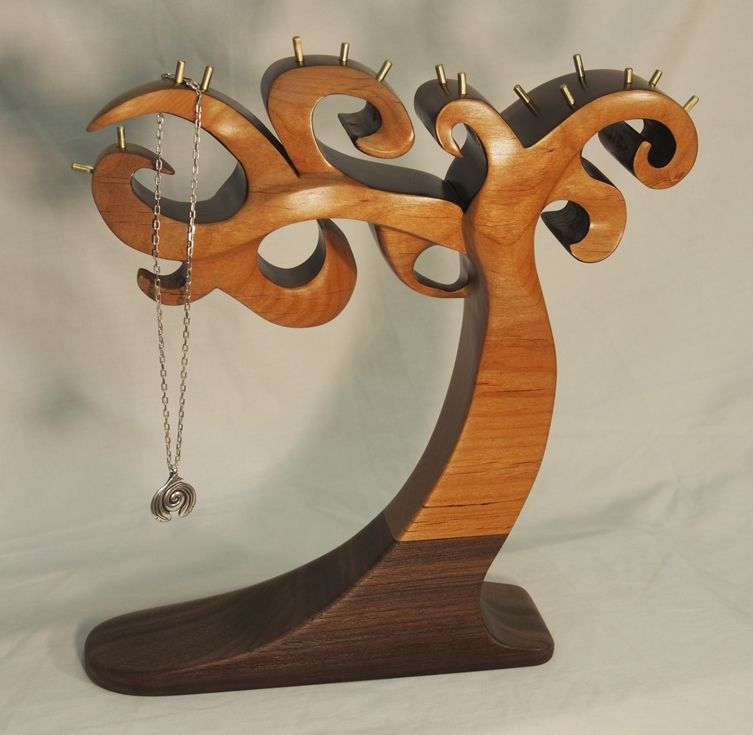 Hand Made Necklace Tree by Perfect45Degree