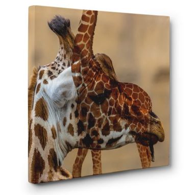 Custom Made Giraffe Canvas Wall Art