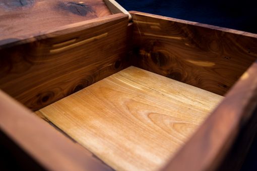 Custom Made Cedar Natural-Hinge Box