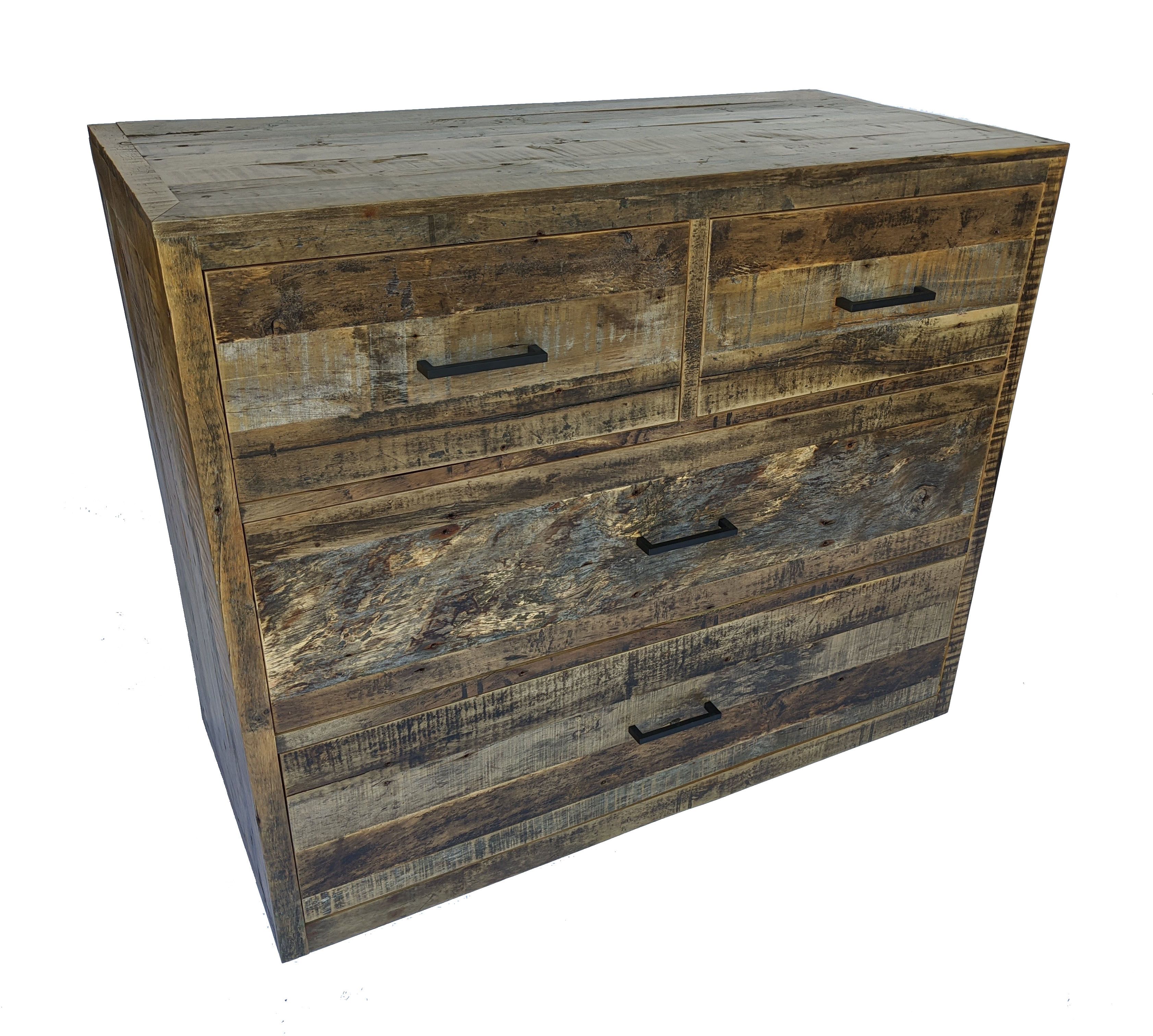 Hand Crafted Rustic Reclaimed Wood Dresser by re.dwell