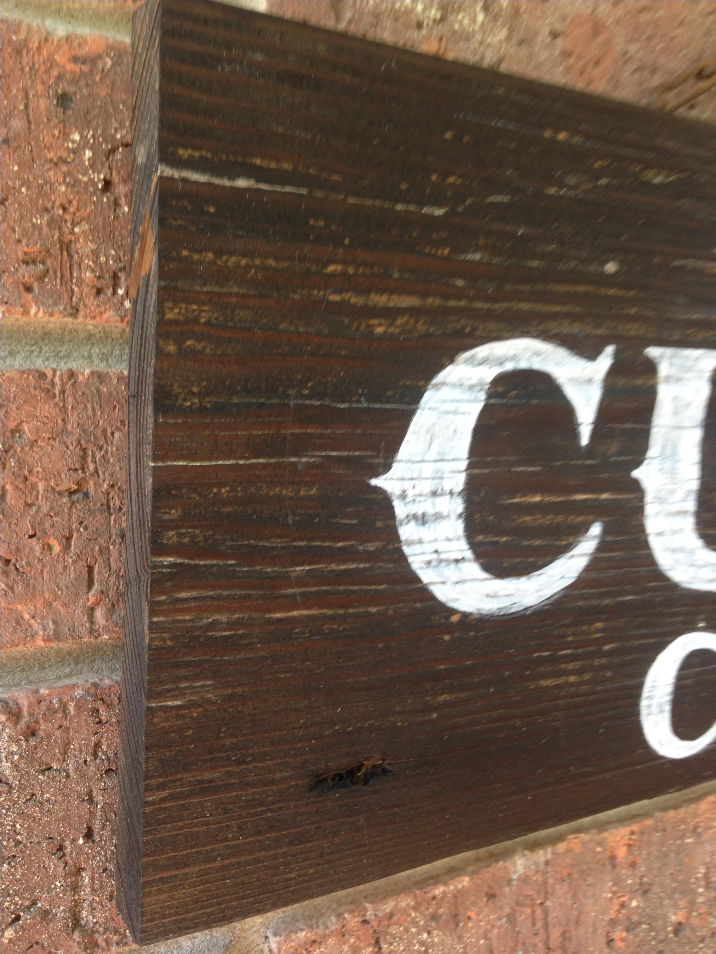 Custom Rustic Sign by SantaCruz Designs