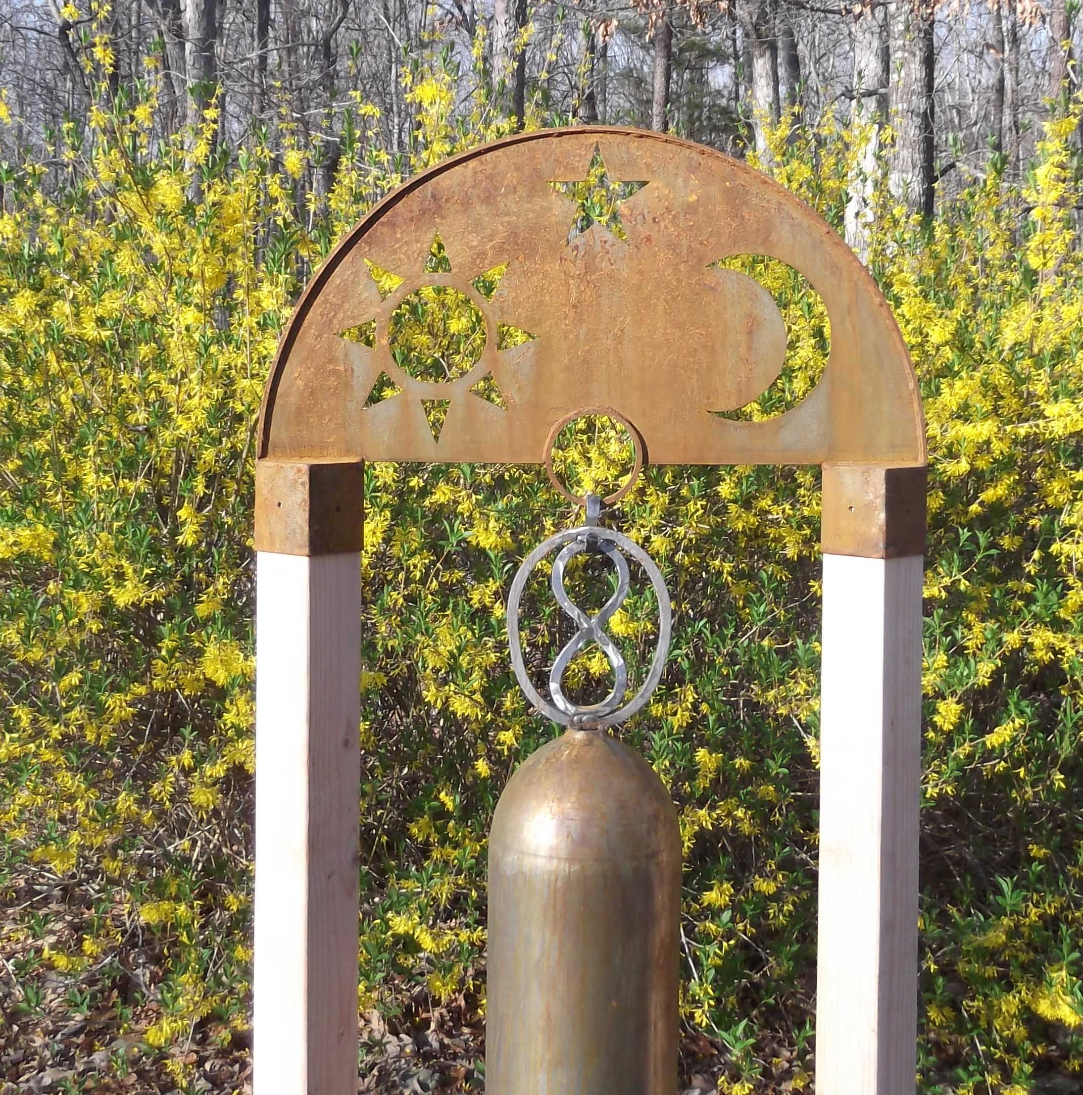 Custom Large Garden Bell Or Gong by PSA Custom Creations LLC