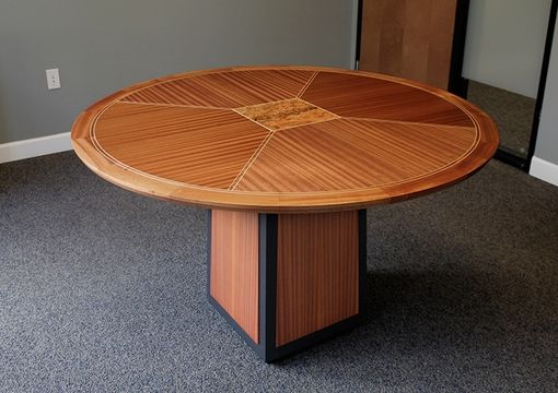 Custom Made Sapele Meeting Table