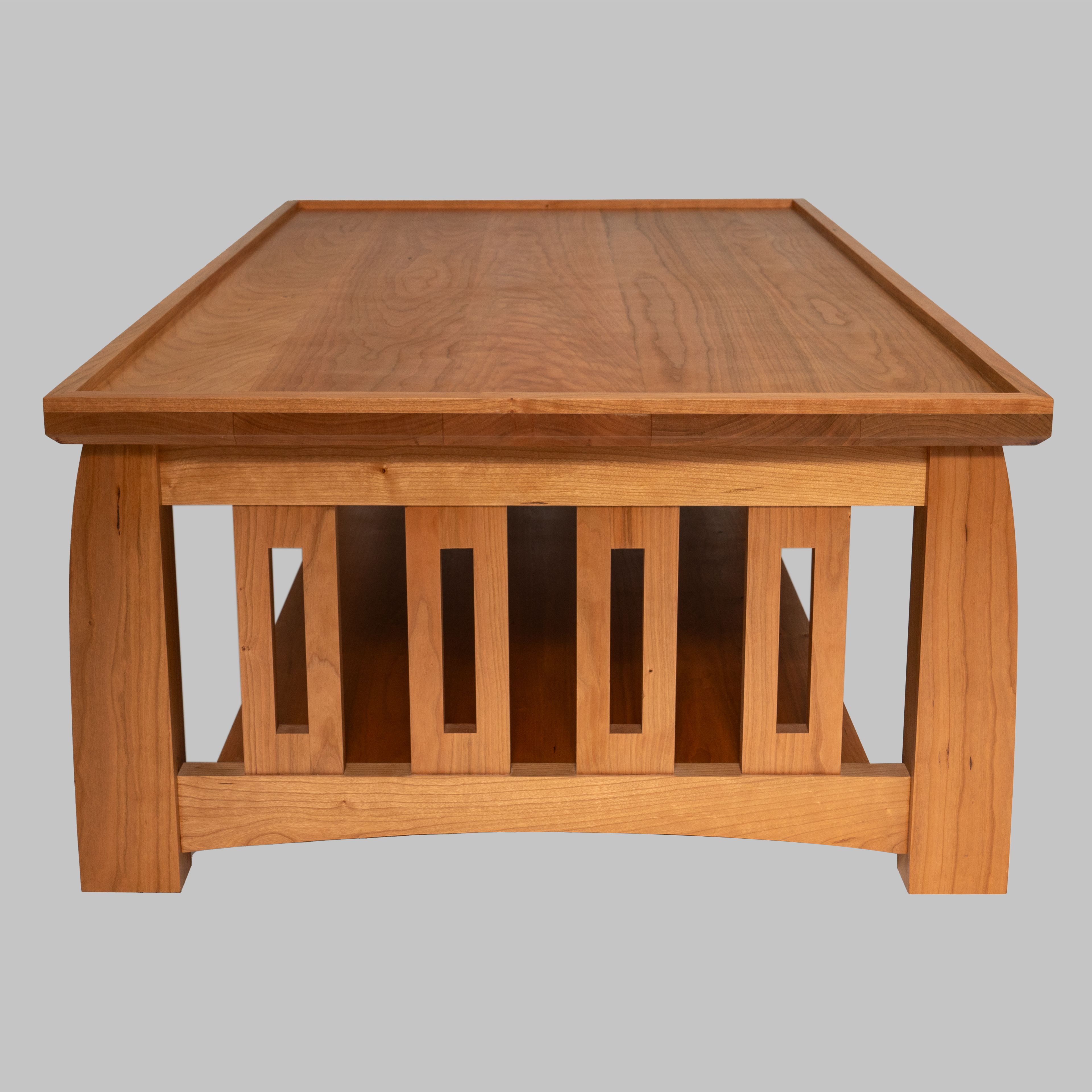 Custom Mission Style Coffee Table by Dovetails and Stitches