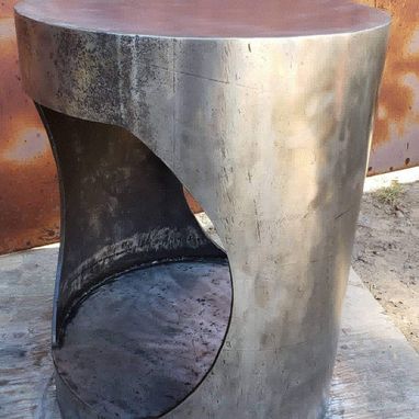 Custom Made Industrial End Table