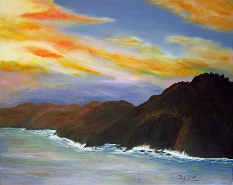 Custom Made Sunset Ii - Oil Painting