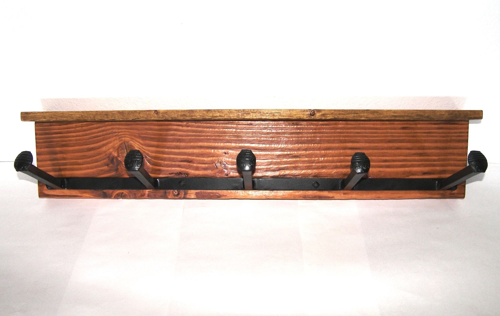 Custom Made Vintage Railroad Spike Hat/Coat Rack by Rustic Furniture ...