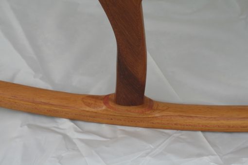 Custom Made Iroko (African Teak) Rocking Chair