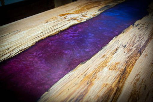 Custom Made Spalted Maple River Table