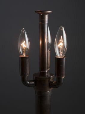 Custom Made Bobbed Lamp