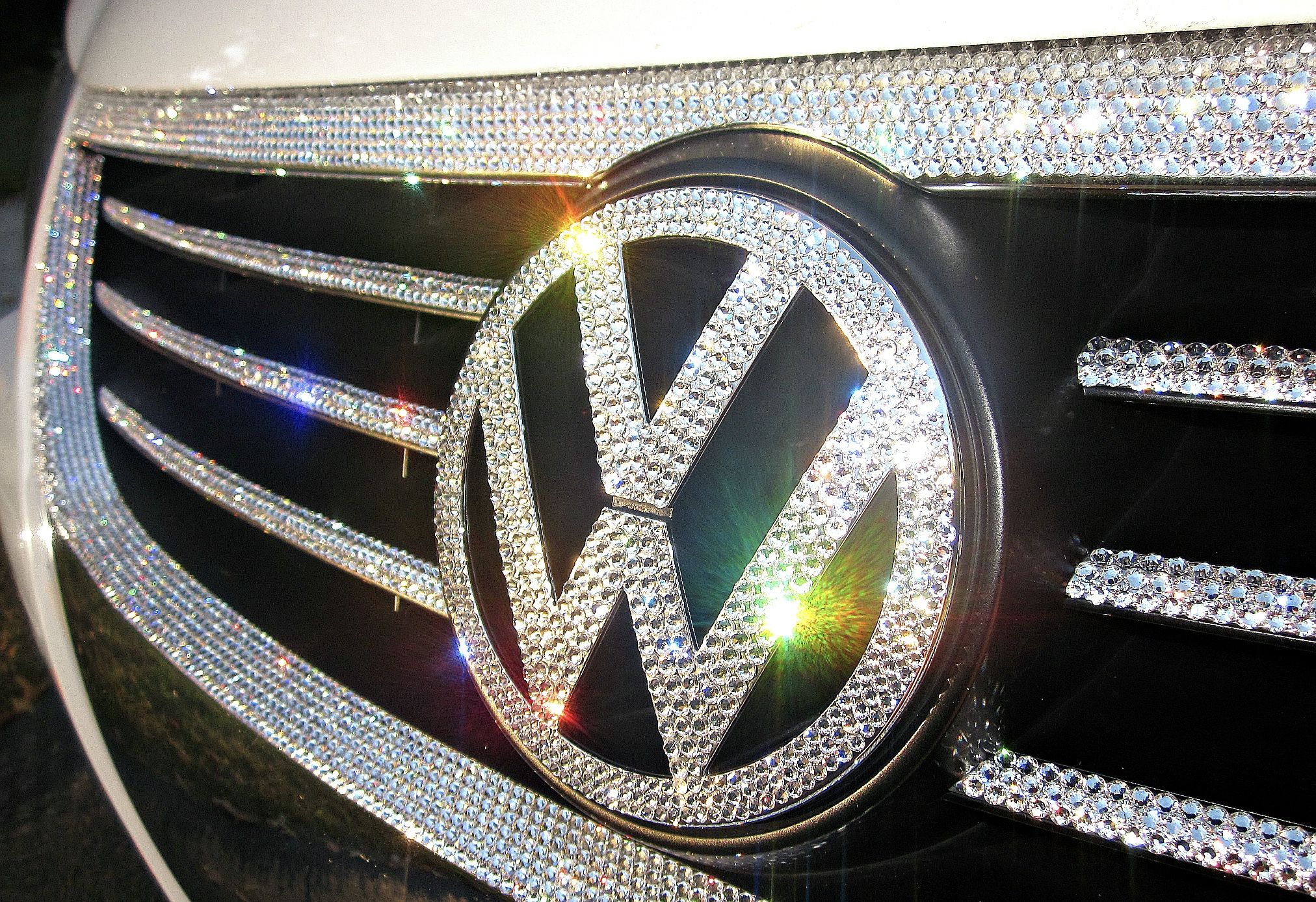 Buy Custom Vw Volkswagen Crystallized Car Emblem Bling Genuine European  Crystals Bedazzled, made to order from CRYSTALL!ZED by Bri, LLC