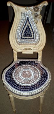 Custom Made Mosaic Slipper Chair