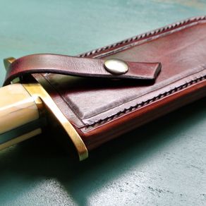 Handmade Custom Leather Knife Sheath by Strong Horse Leather