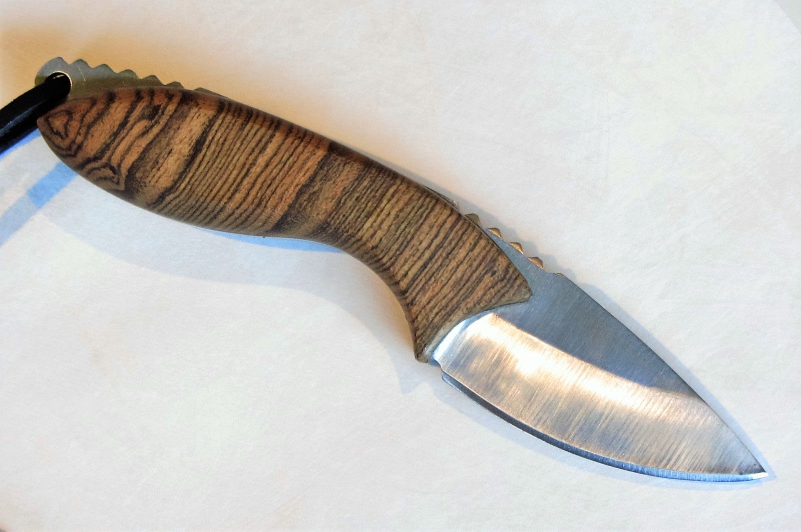 Buy Handmade Skinner Knife - Bocote Wood Handle - Stainless Steel Blade ...