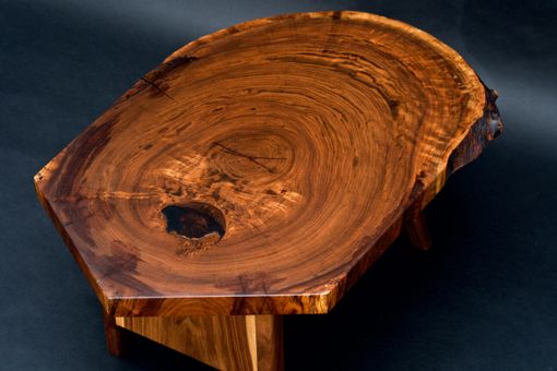 Custom Made Claro Walnut Nakashima Inspired Coffee Table