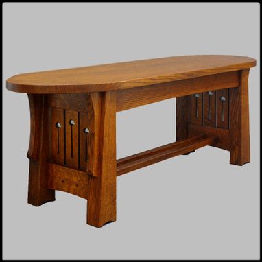 Custom Made Mackintosh Bench Or Coffee Table