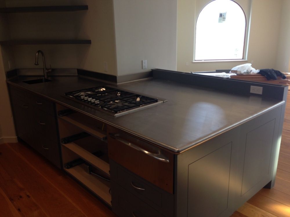 Custom Made Stainless Steel Countertops by Concord Sheet Metal
