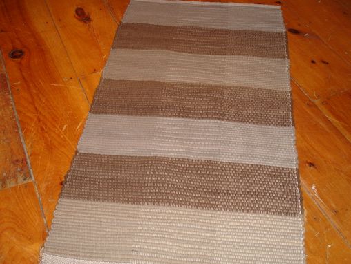 Custom Made Brown Hand Dyed Wool Rugs 2 Ft By 4 Ft Or Longer