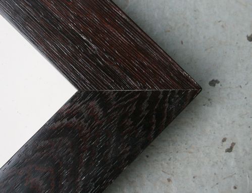 Custom Made Exotic African Wenge Wood Natural Finish Picture Frame (8x10)